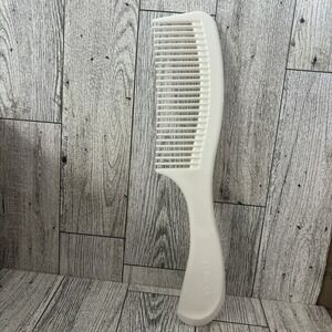 Clinique Hair Comb‎ Wide Tooth Detangling White Plastic Handle